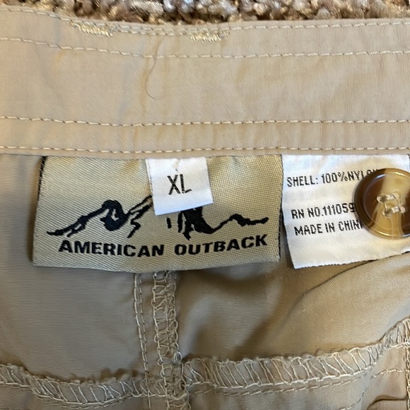 Mens American Outback Zip Off Convertible Pants - Picture 3 of 3